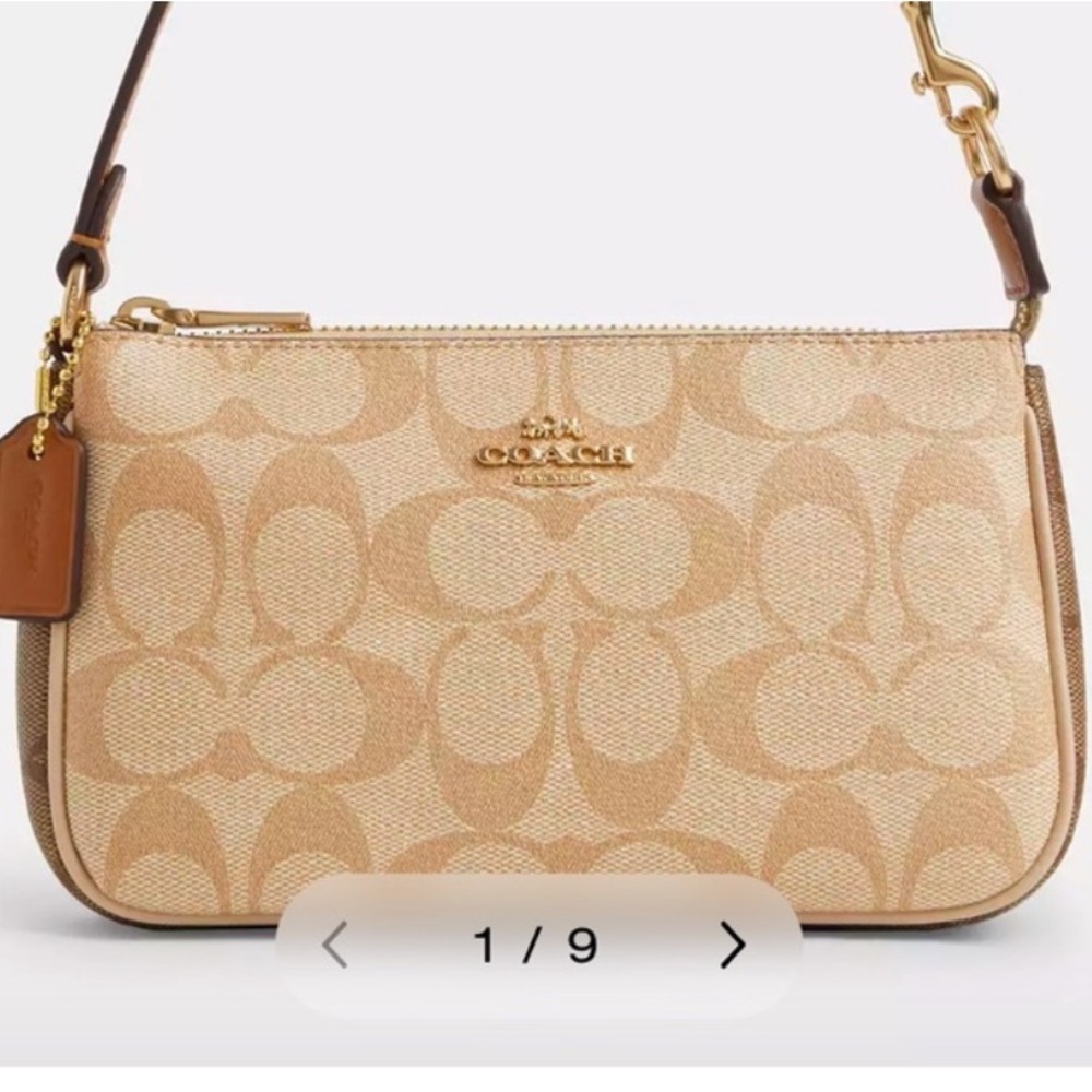 COACH Nolita 19 IN Blocked signature Canvas - Picture 8 of 8